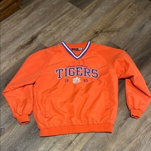 Vintage Clemson University Tigers  Windbreaker Pullover by Cadre Adult Small